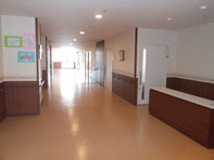 病棟の廊下